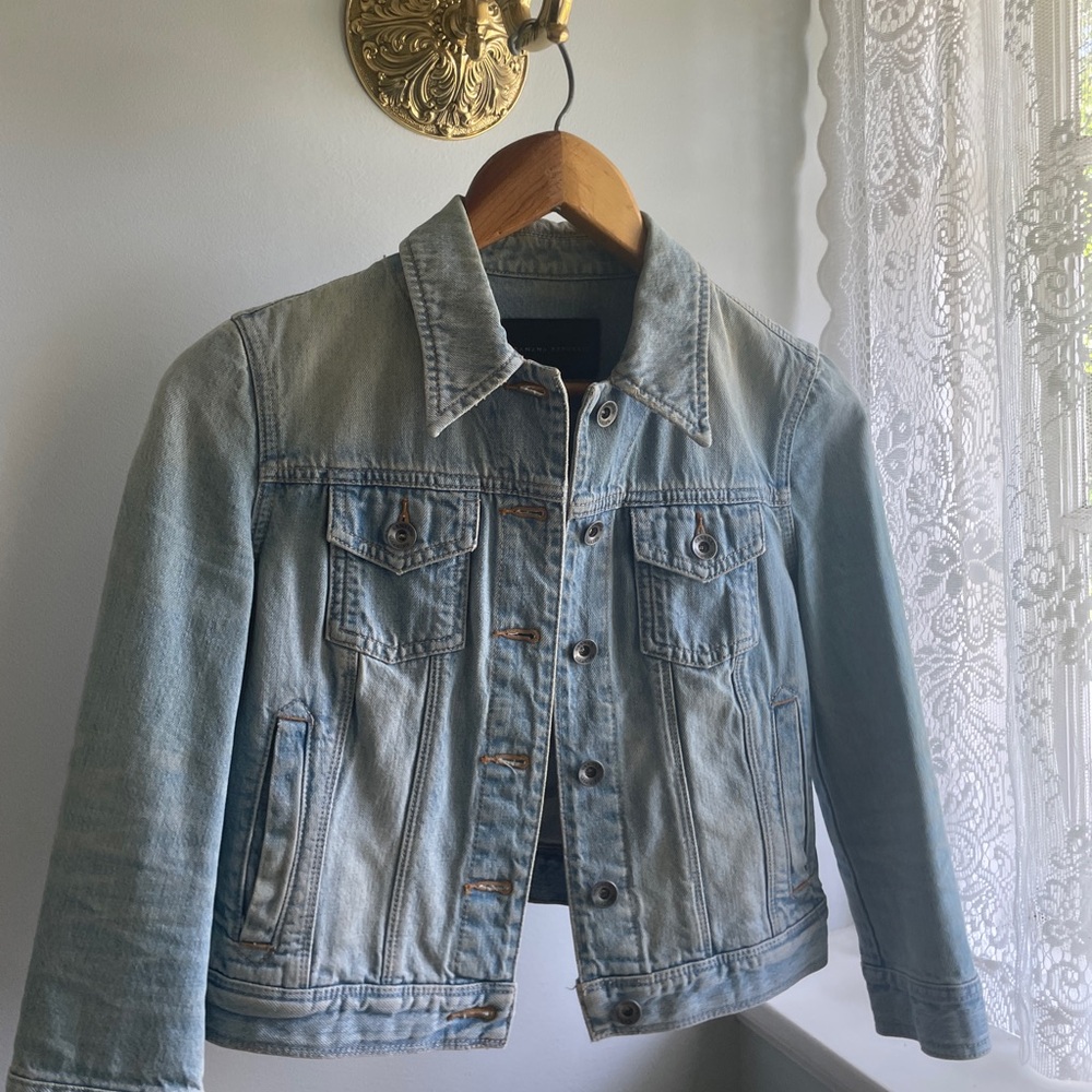 Banana Republic Light Blue Jean Jacket (xs)